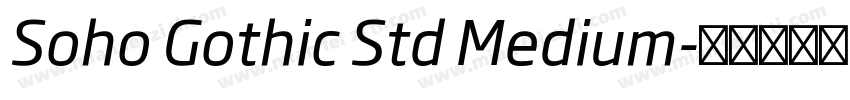 Soho Gothic Std Medium字体转换